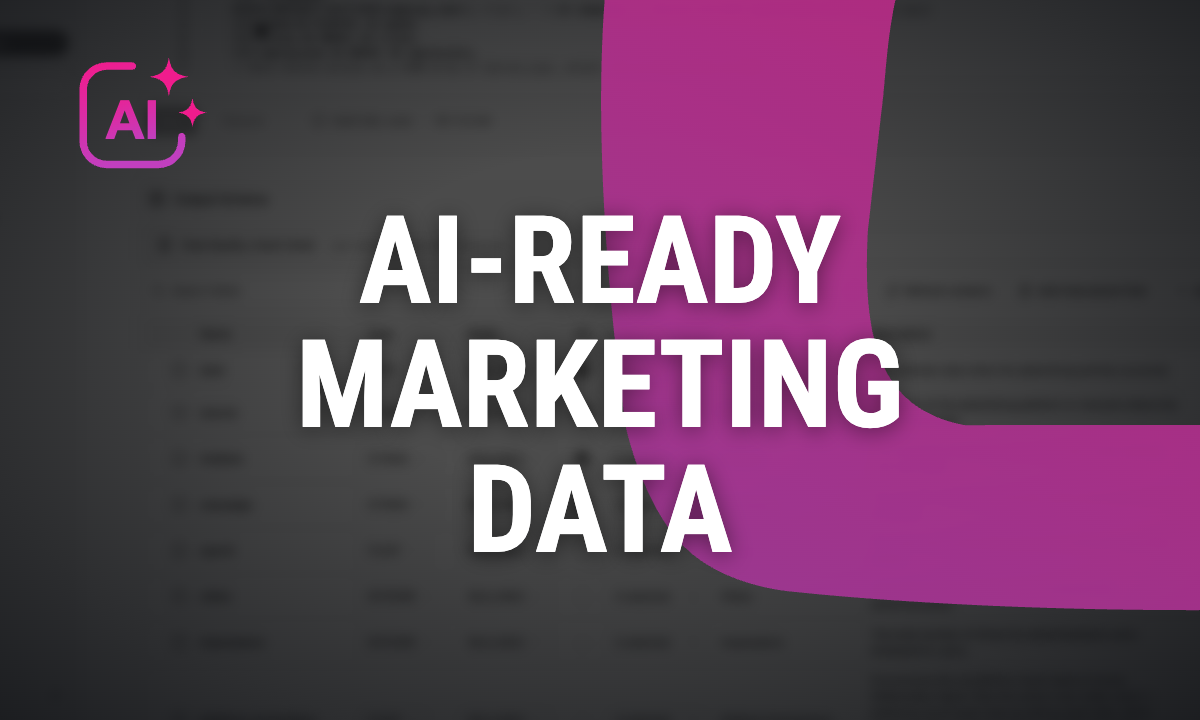 AI-ready marketing analytics data: what an AI needs from your ad data