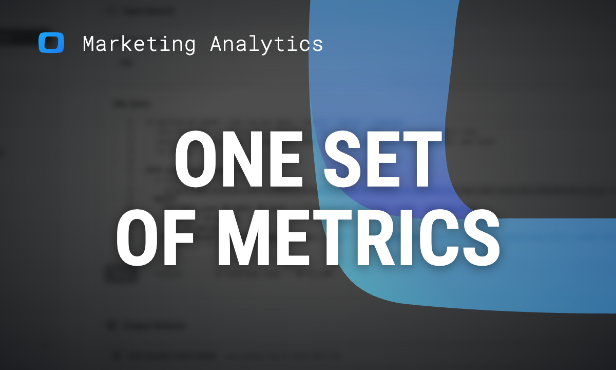 How to align marketing, sales and analytics teams on the same metrics