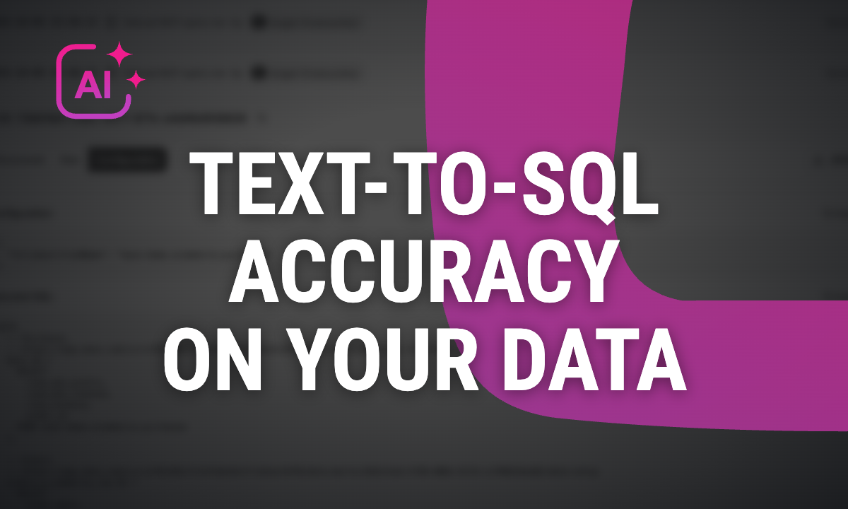 Text-to-SQL accuracy: what a benchmark score tells you about your own warehouse