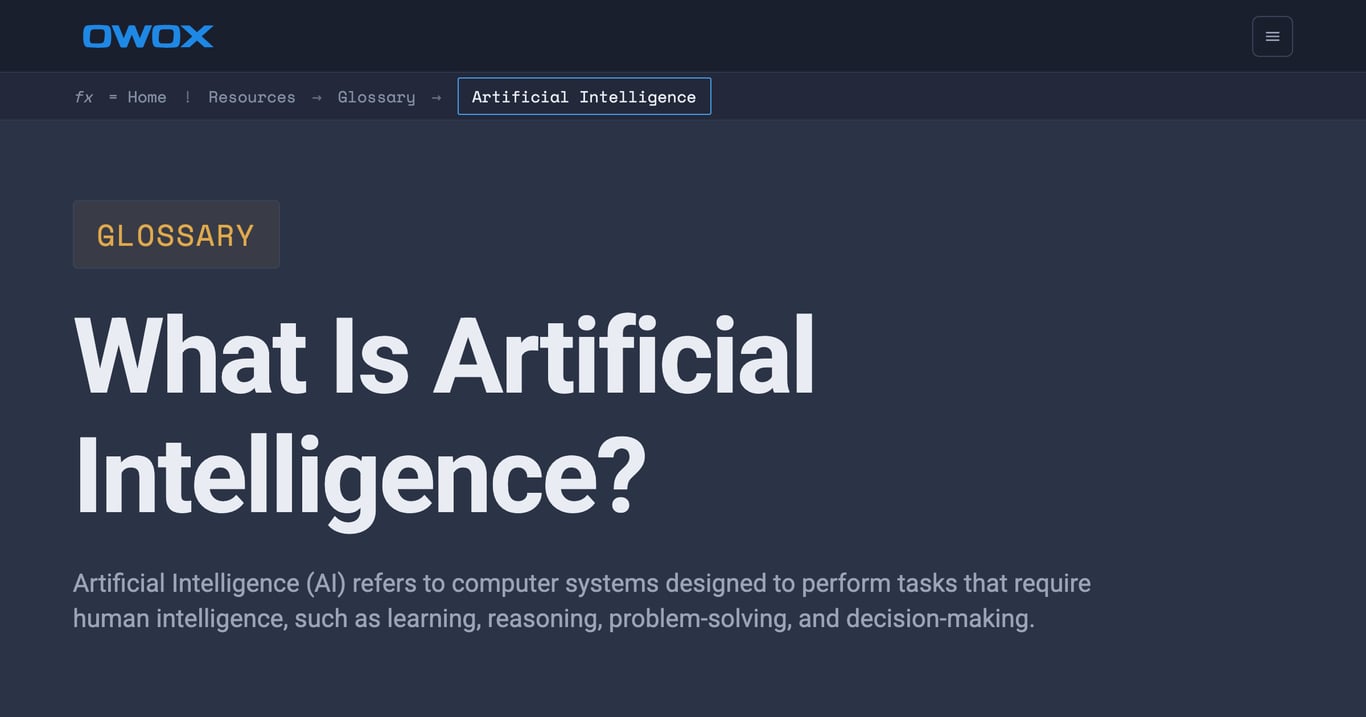 Artificial Intelligence