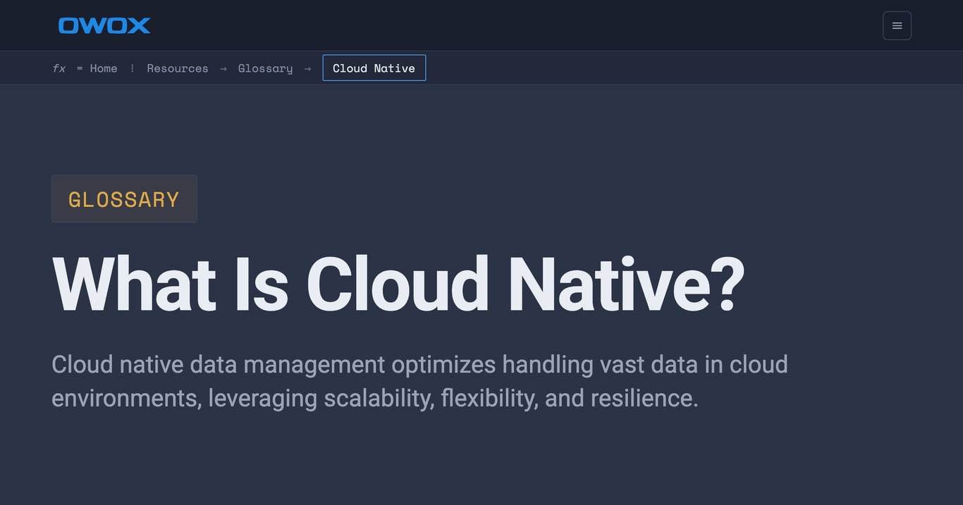 Cloud Native