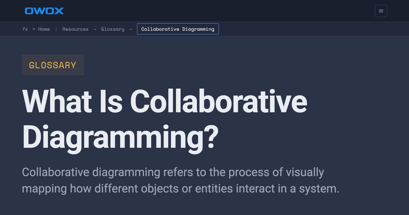Collaborative Diagramming