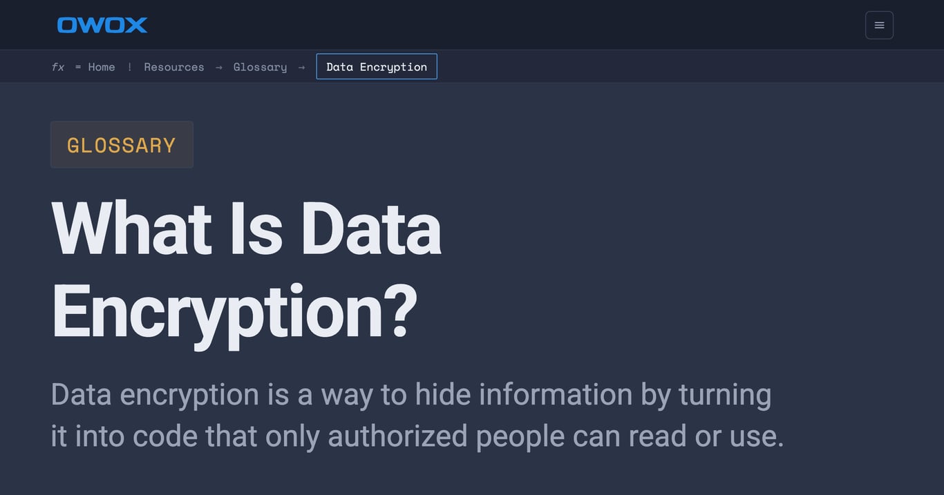 Data Encryption