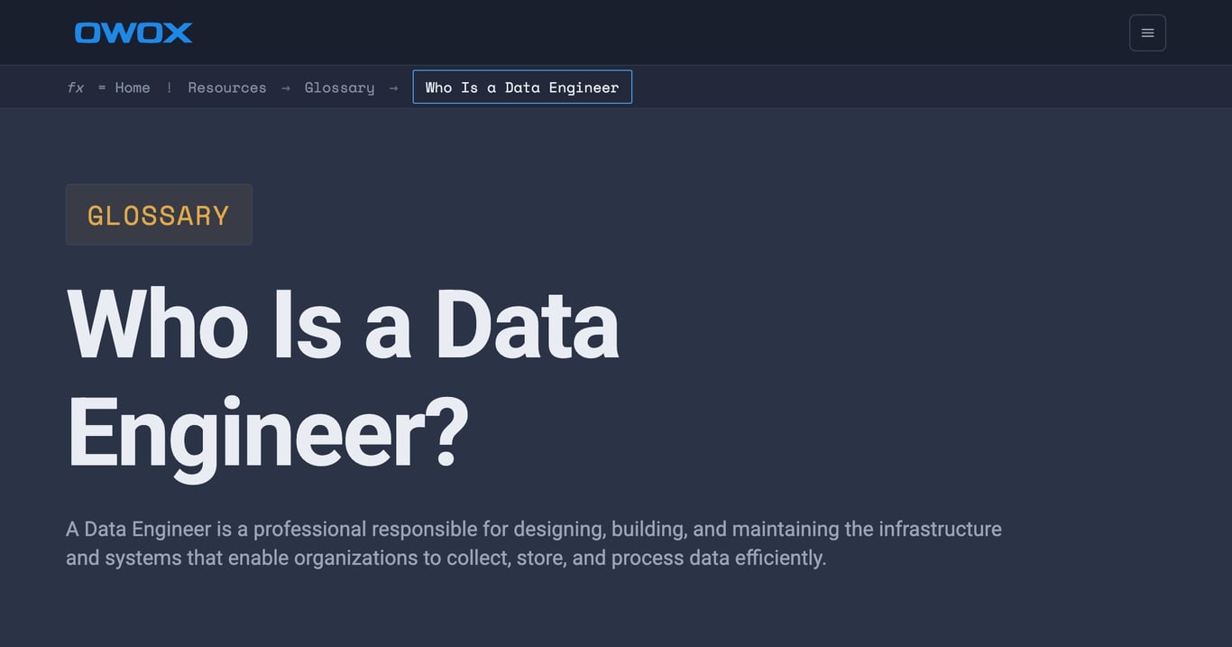 Data Engineer