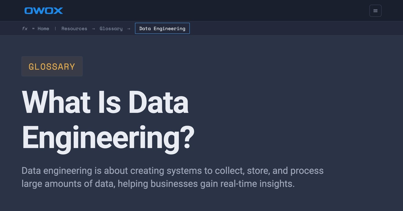 Data Engineering