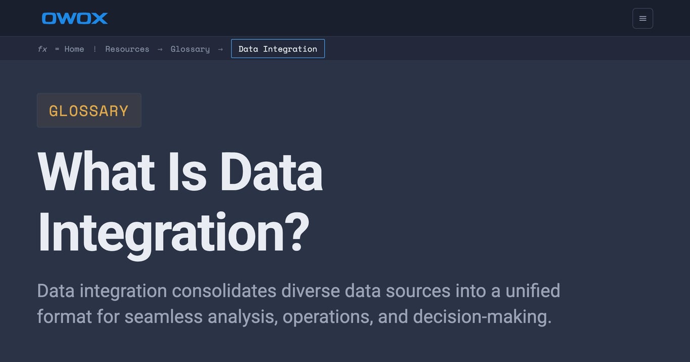 Data Integration