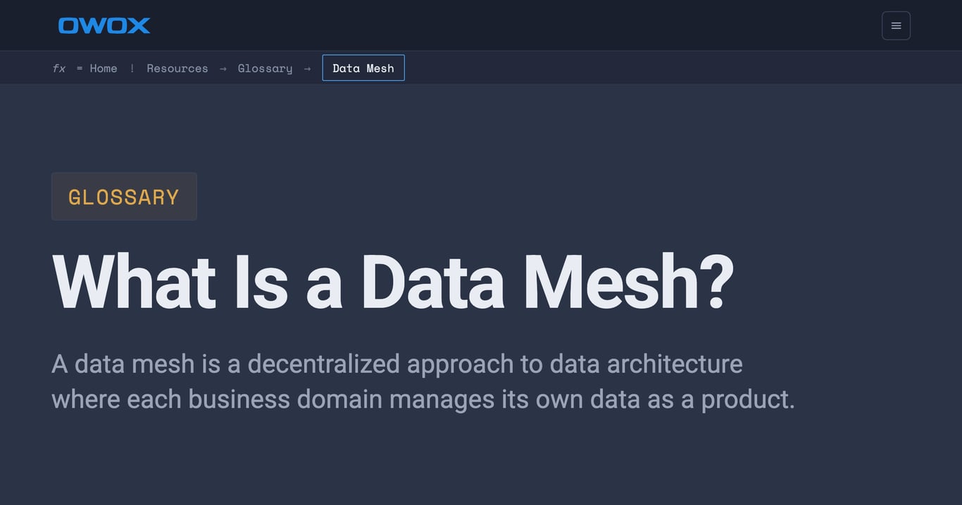 Data Mesh