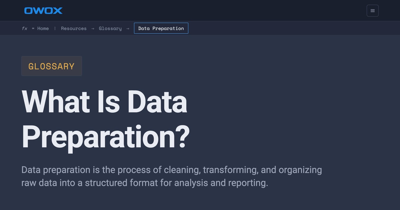 What Is Data Preparation? Steps, Tools & Best Practices