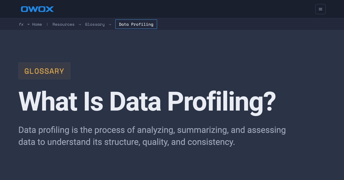 What Is Data Profiling? Definition & Techniques