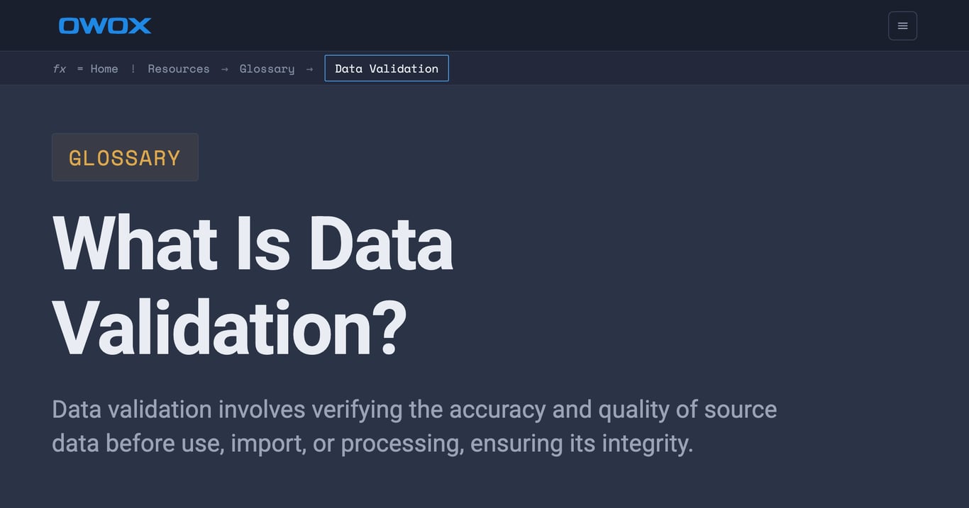 What Is Data Validation? Methods & Best Practices