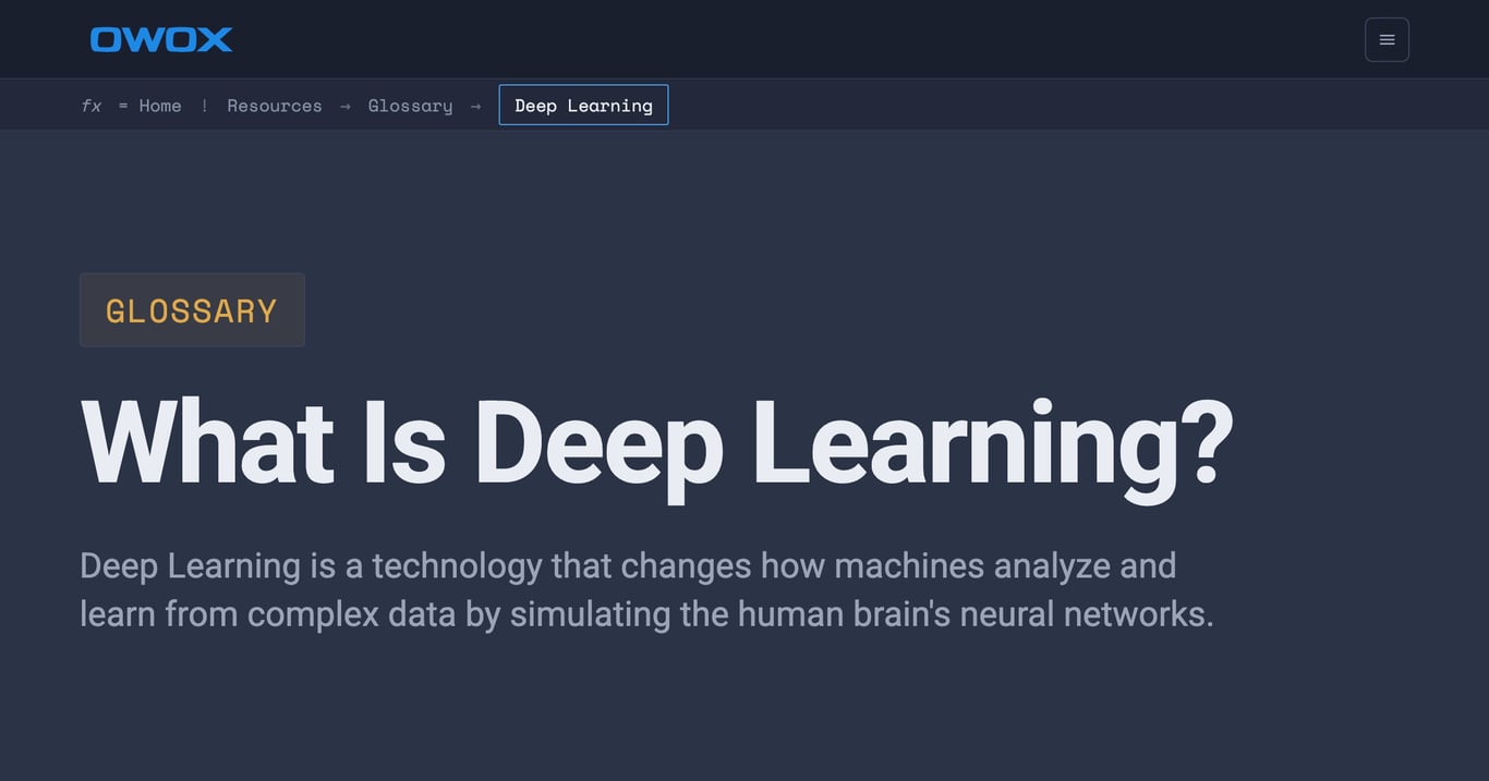 What Is Deep Learning? Definition & Use Cases