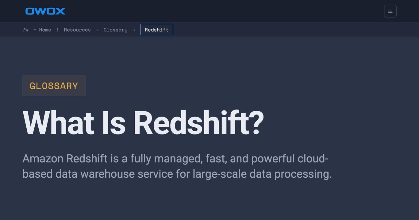 What Is Amazon Redshift? Features & Use Cases
