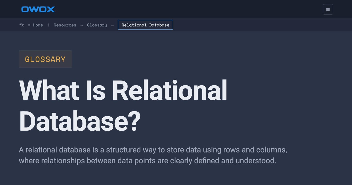 What Is a Relational Database? Definition & Guide