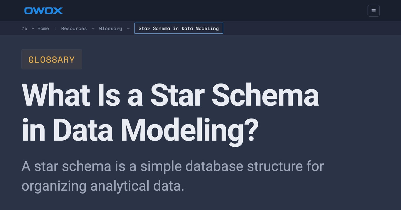 Star Schema: Definition & Examples