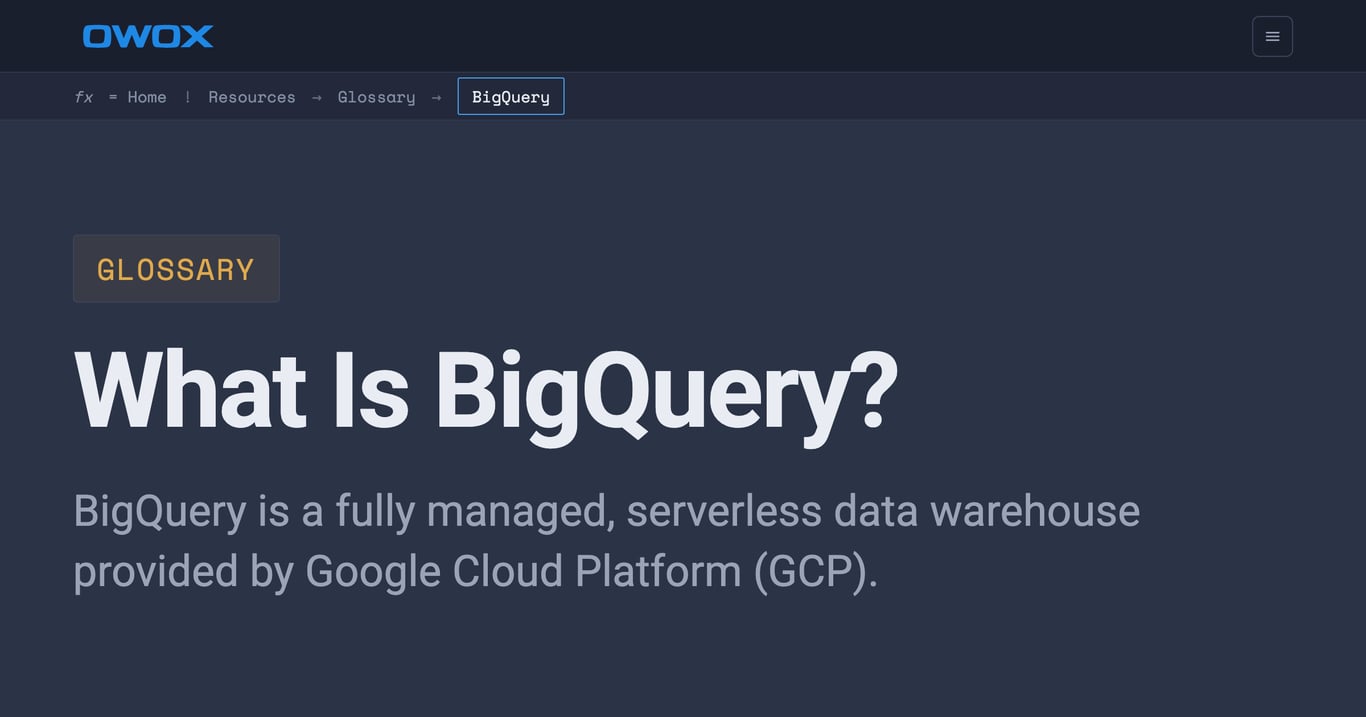 BigQuery