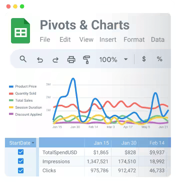 Pivots & Charts