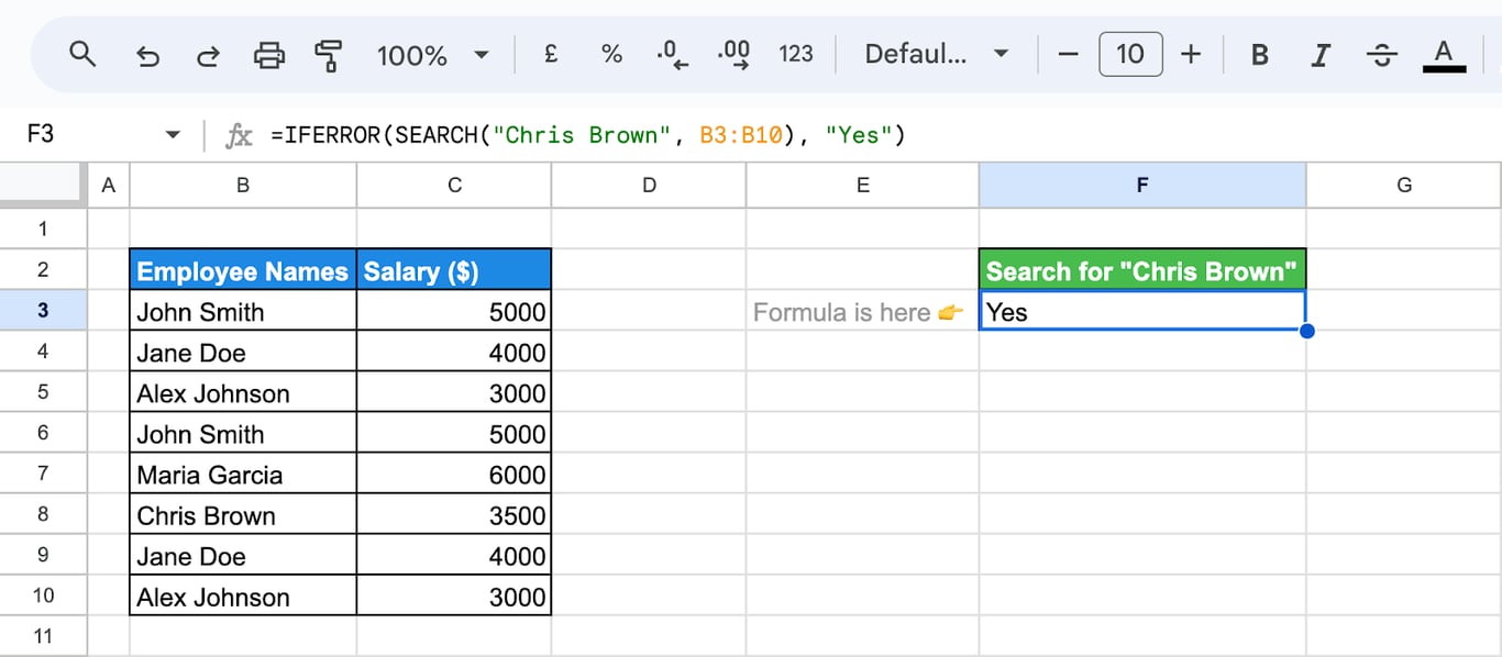 Combining the SEARCH function with the IFERROR function to handle errors in search results. i-border