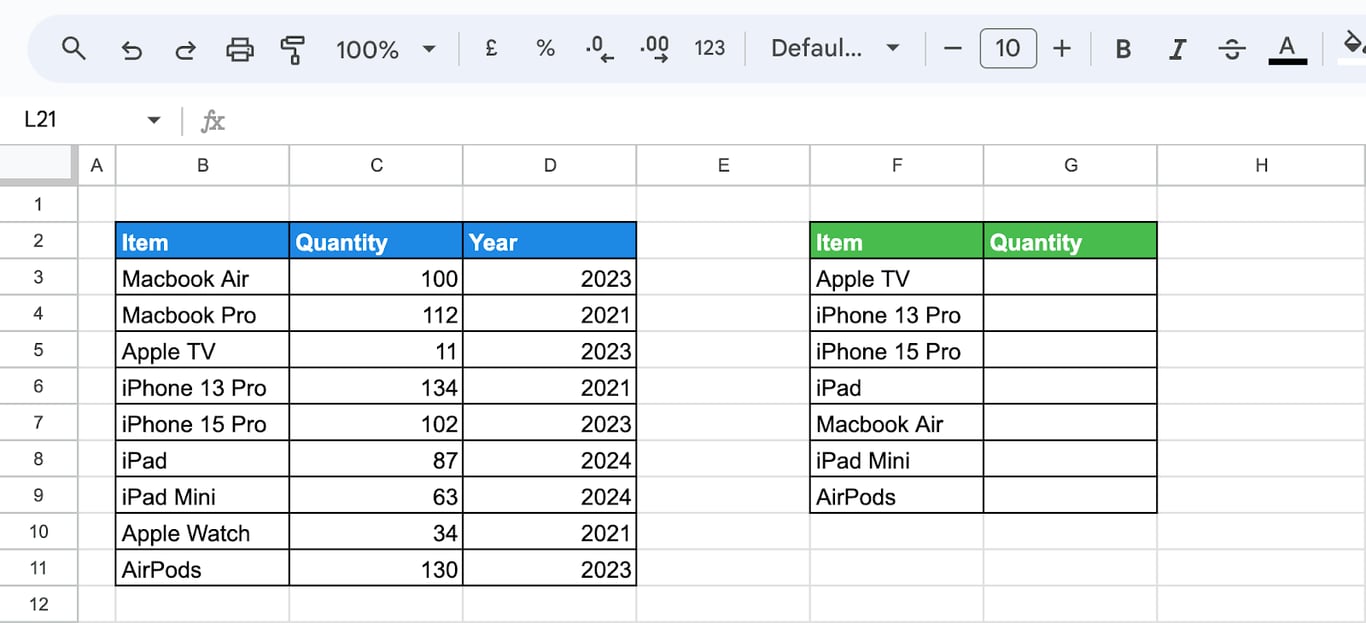 Step-by-step process of using INDEX and MATCH functions in Google Sheets for data lookups. i-border