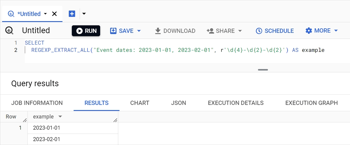 REGEXP_EXTRACT_ALL function in BigQuery, extracting all substrings matching a regex pattern. i-shadow