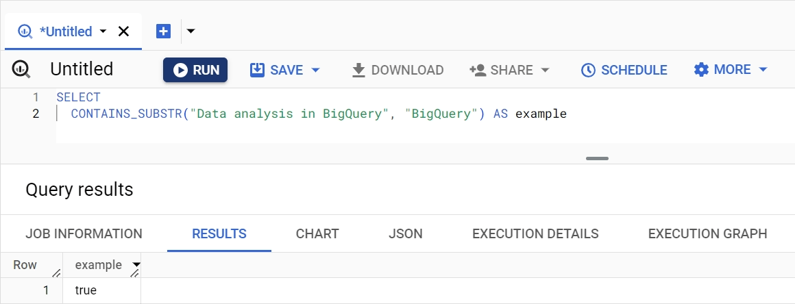 CONTAINS_SUBSTR function in BigQuery, checking if a substring exists within a string. i-shadow