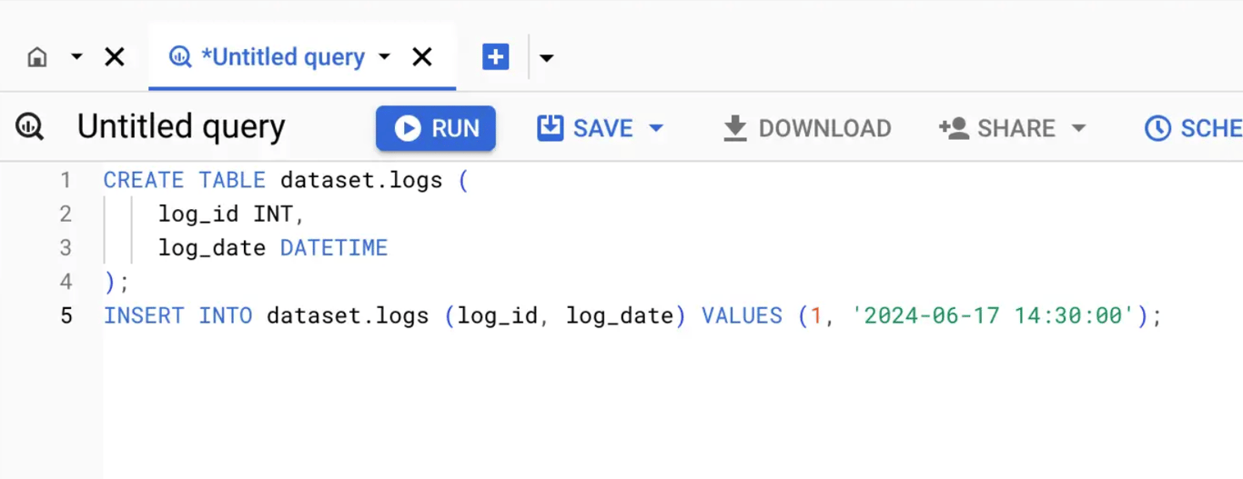 Correct approach to resolving granularity issues in SQL data types.