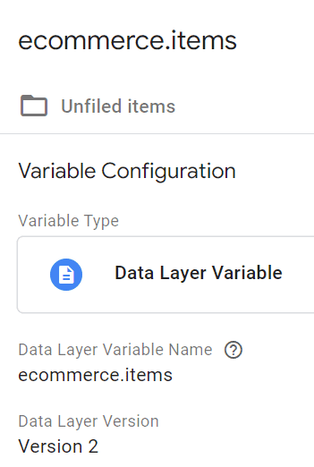 GA4 Event tag configuration for “remove_from_cart” with ecommerce parameters from the data layer. i-shadow