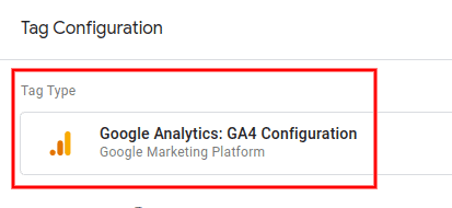Tag configuration section showing Google Analytics: GA4 Configuration tag type selection. i-shadow