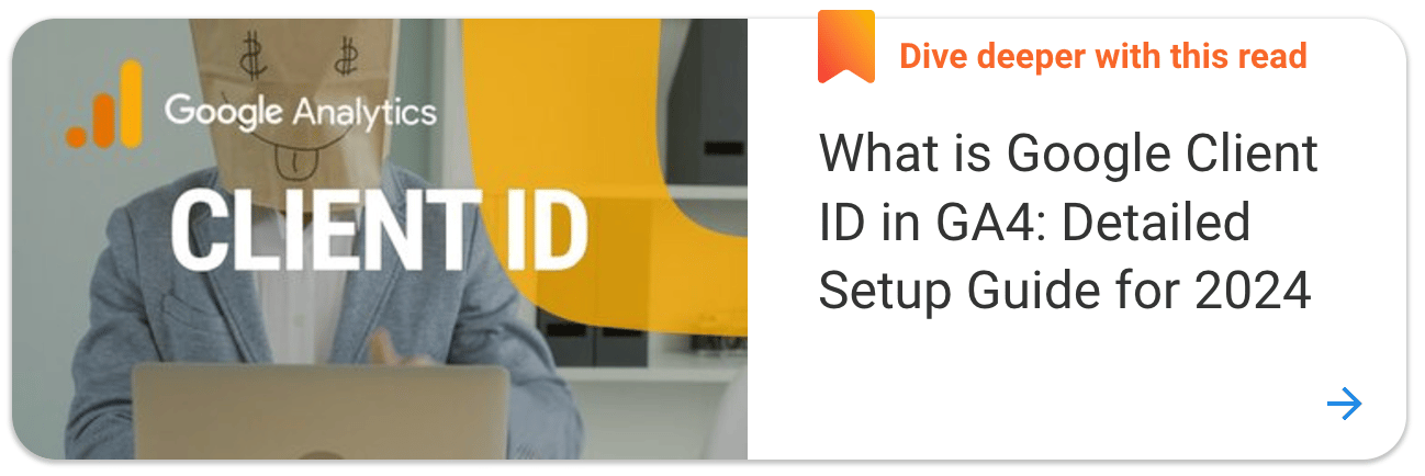 OWOX article on Google Analytics Client ID and how it maps to user_pseudo_id in GA4