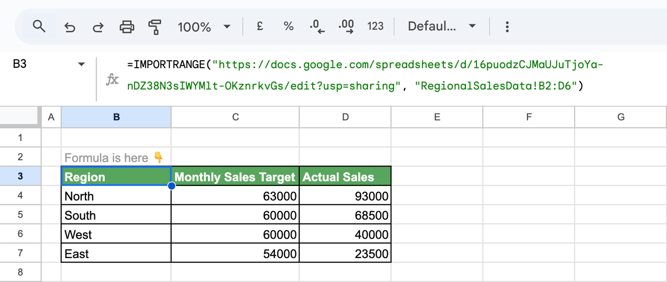 Using the IMPORTRANGE function with the FILTER function in Google Sheets to enhance data filtering. i-border