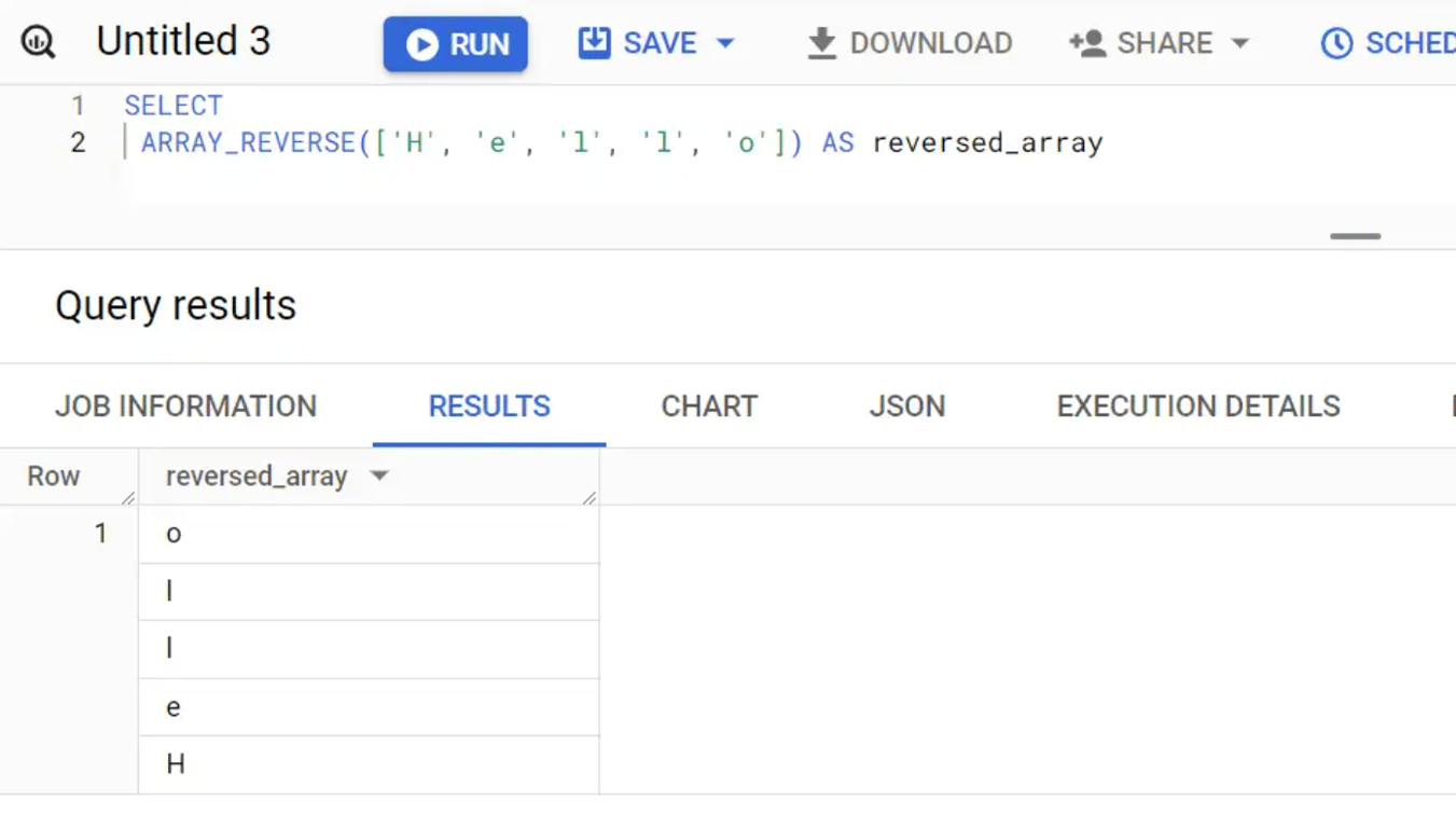 Highlights handling errors when attempting to reverse non-array inputs with the ARRAY_REVERSE function.