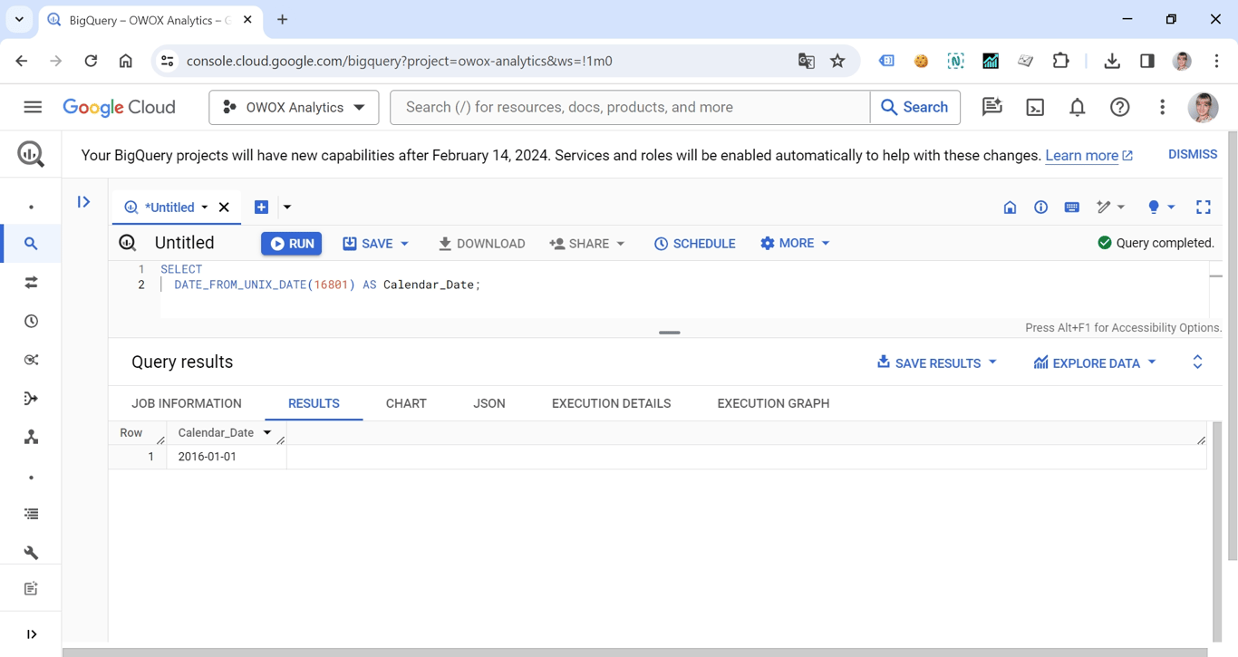 DATE_FROM_UNIX_DATE in BigQuery, showing how to convert UNIX timestamps into standard date formats. i-shadow