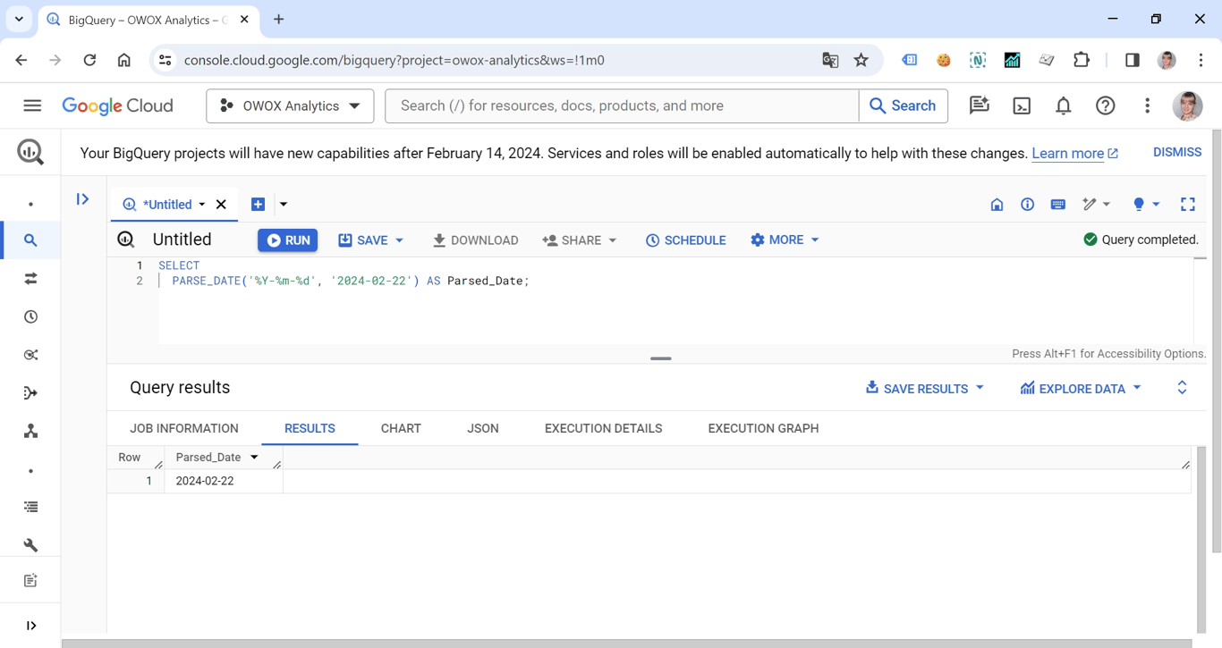 PARSE_DATE in BigQuery, used to convert strings into date formats based on a specific pattern. i-shadow