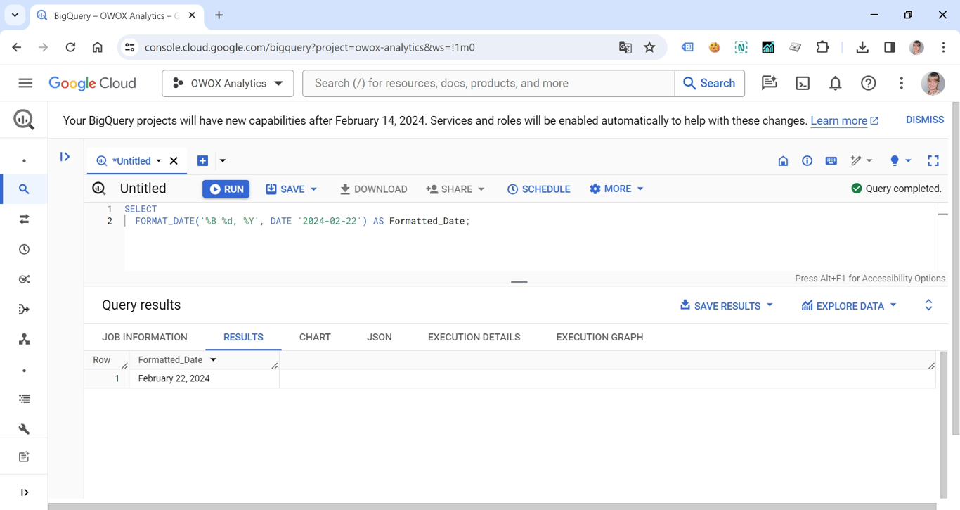 FORMAT_DATE in BigQuery, used to convert dates into custom string formats. i-shadow