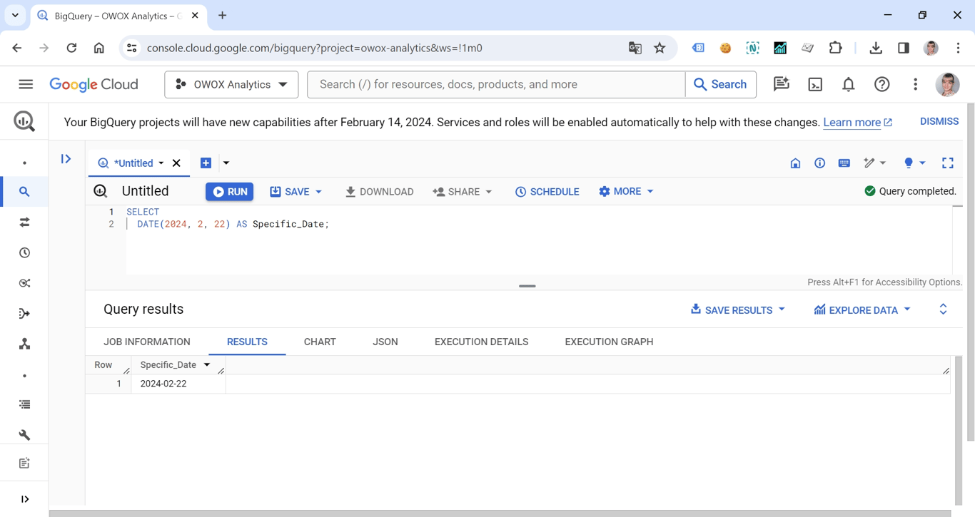 DATE in BigQuery, presenting the syntax and use cases for handling date values in queries. i-shadow