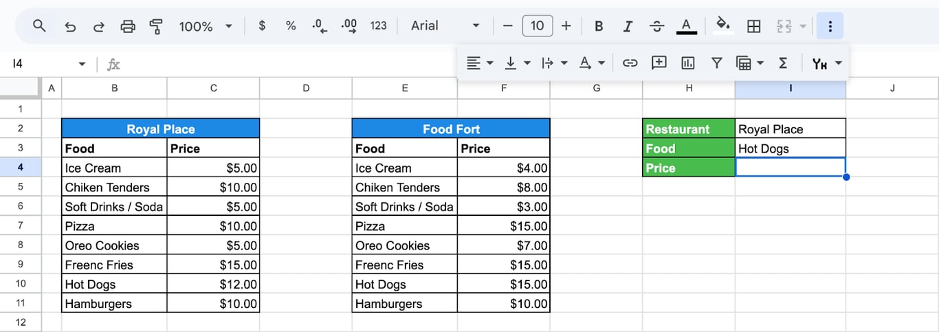 Using IF to select between two different lookup tables in a VLOOKUP formula. i-border