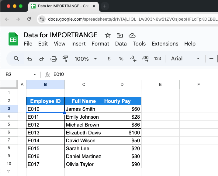Google Sheets VLOOKUP used to fetch data from a different Workbook file using IMPORTRANGE. i-border