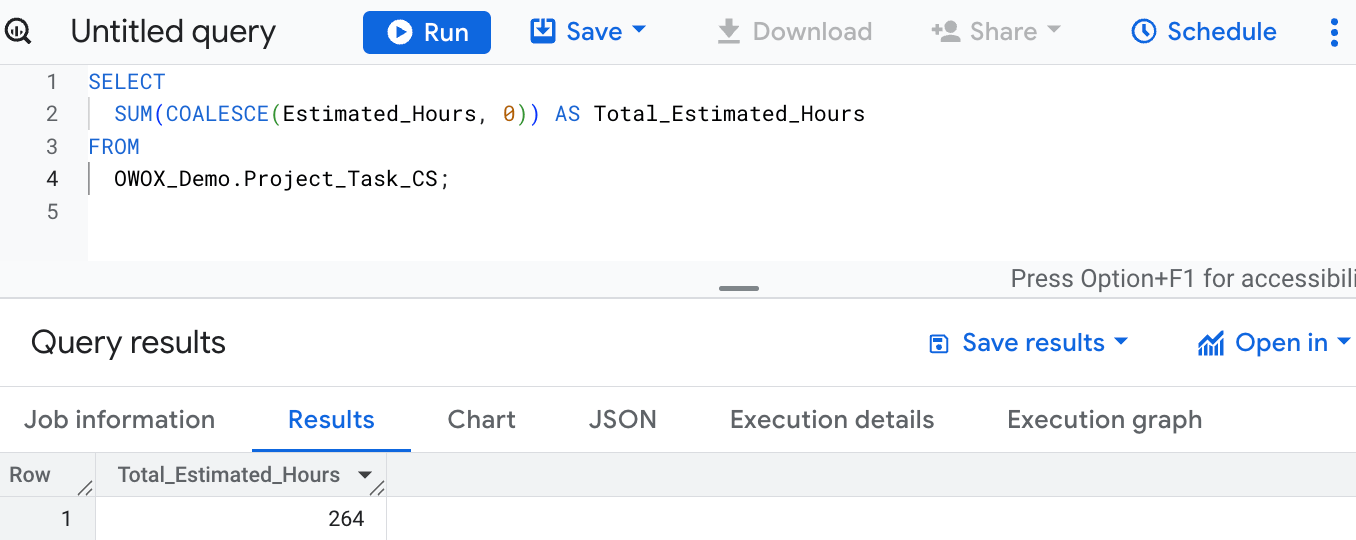 SQL query using the COALESCE function with SUM to calculate the total of a numeric column by treating null values as 0. i-shadow