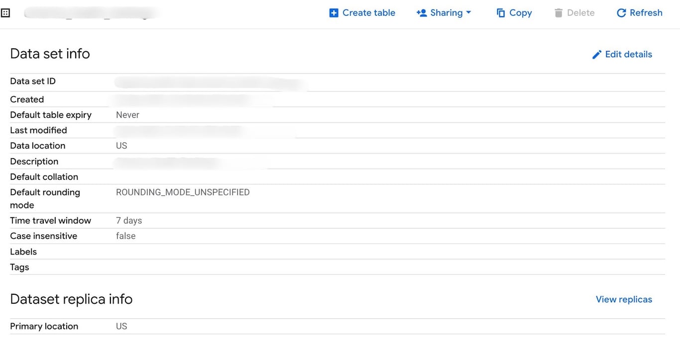 Changing BigQuery Time Travel Settings in Console. i-shadow