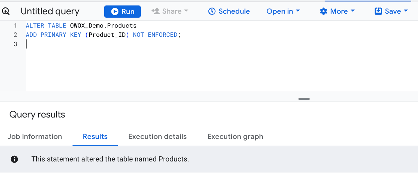 Adding Primary Key to an existing table. i-shadow