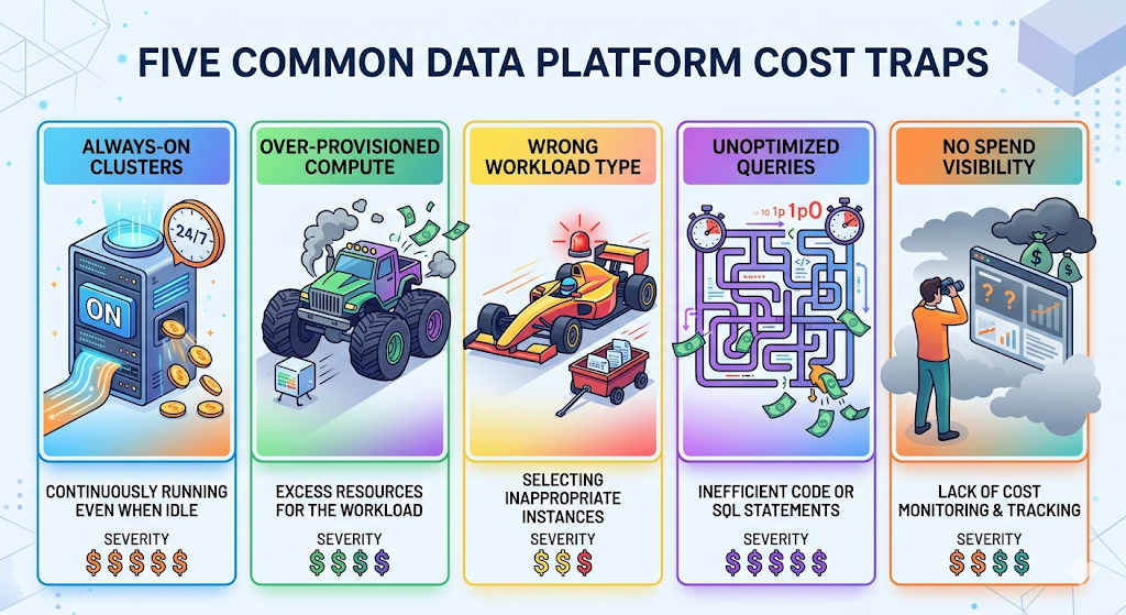 Five common Databricks cost traps that drive unexpected billing increases