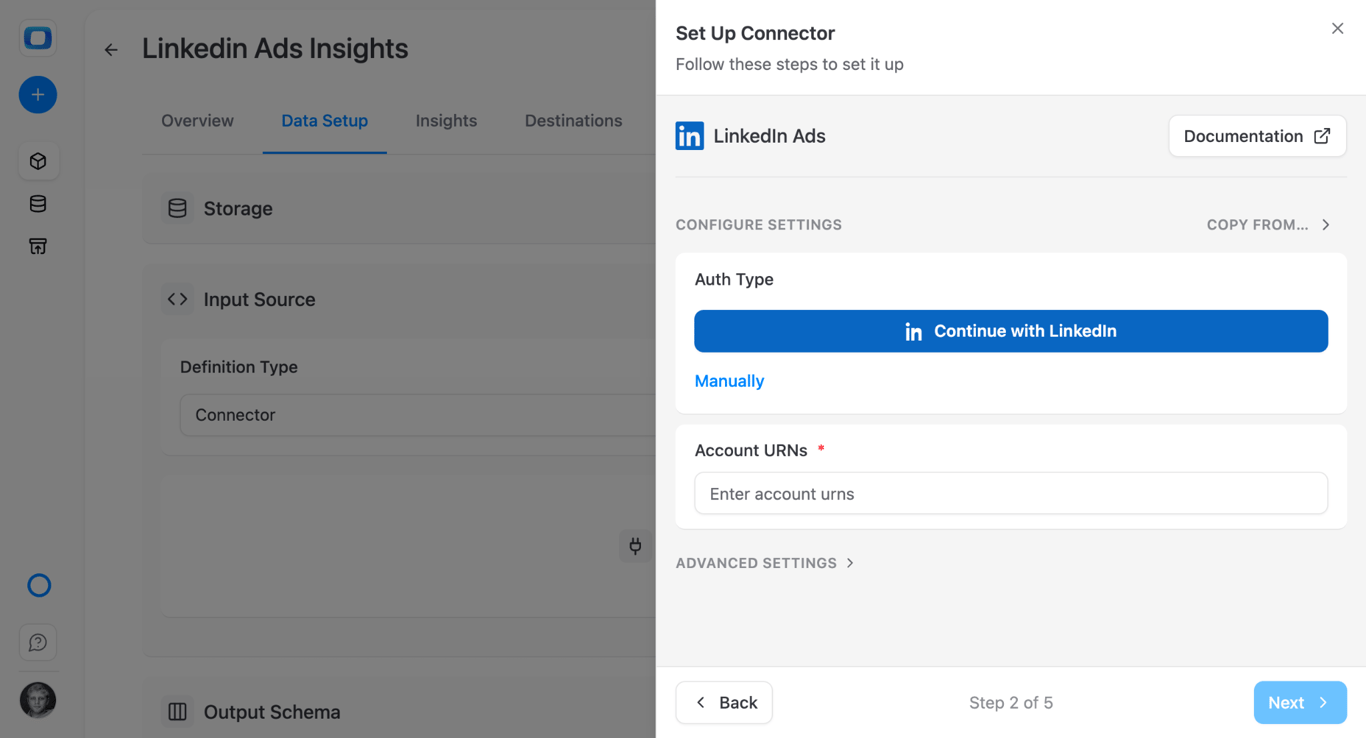 LinkedIn OAuth authorization screen for connecting LinkedIn Ads account to OWOX